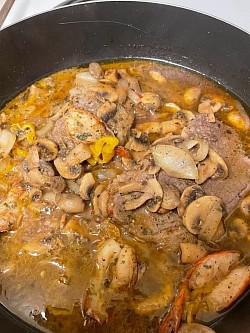 This is just the example of the green seasonings in the shrimps